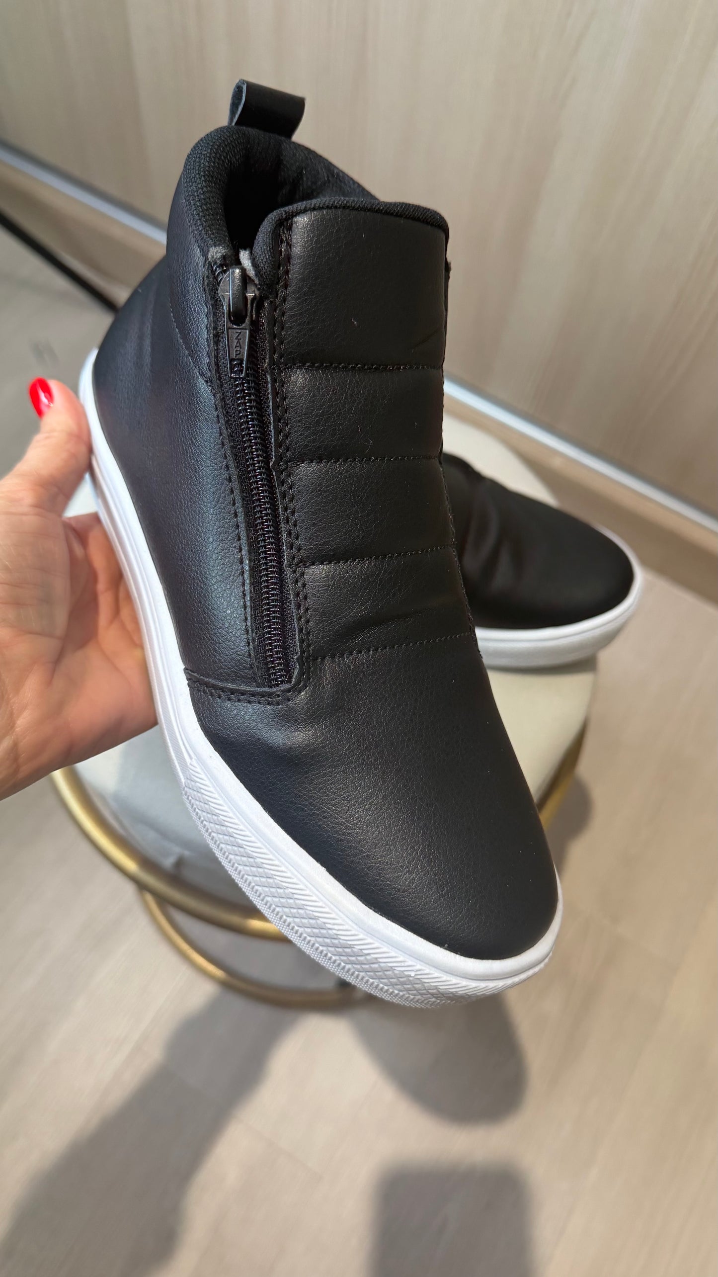 Tênis Bota Feminino Preto
