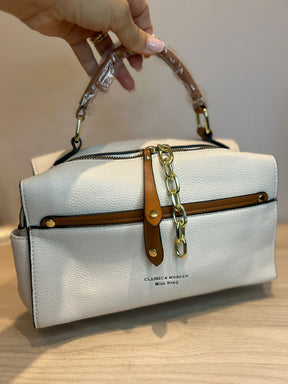 Bolsa baú com Corrente Dourada