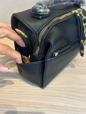 Bolsa baú com Corrente Dourada