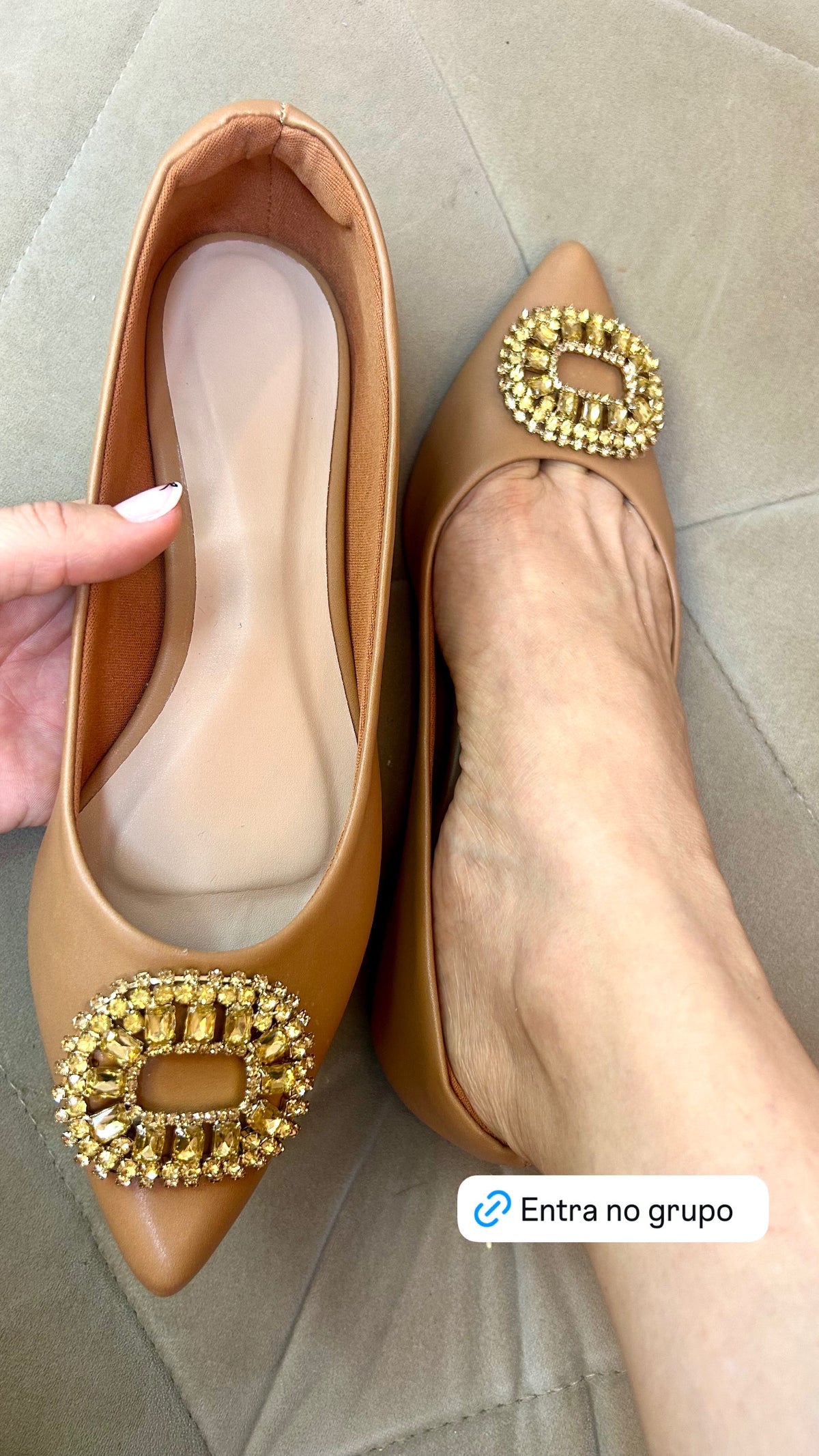 Sapatilha  Pedrarias – Elegância e Conforto